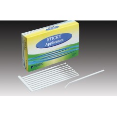 Plasdent STICKY APPLICATORS/ White, (60pcs/box)